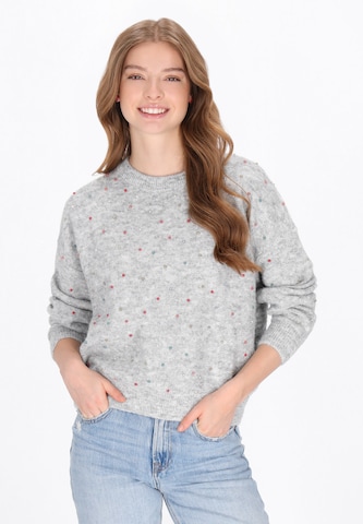 Pull-over MYMO en gris : devant