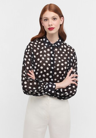 ETERNA Blouse in Zwart: voorkant