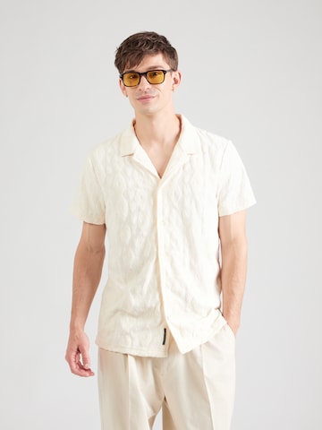 SCOTCH & SODA Regular fit Πουκάμισο σε μπεζ: μπροστά