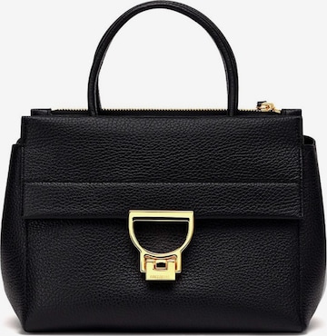 Sacs à main 'Arlettis Handbag Grained Leather' Coccinelle en noir : devant