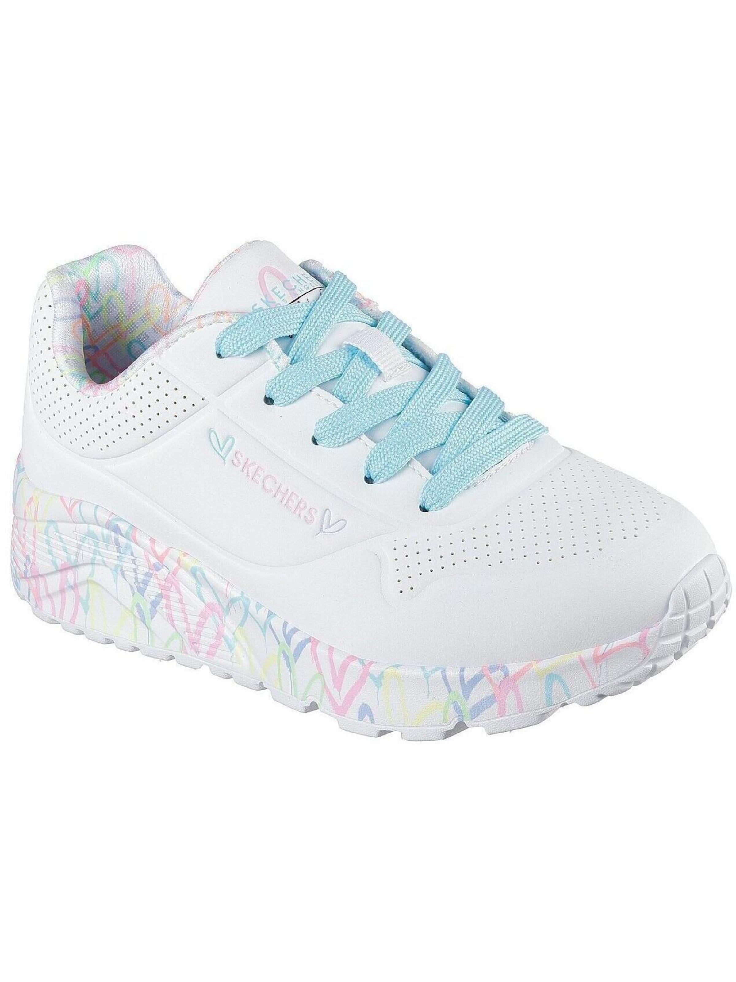 Scarpa sportiva 'Skechers Uno Lite - Lovely Luv' di SKECHERS in bianco: frontale