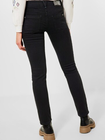 CECIL Slimfit Jeans 'Scarlett' i sort