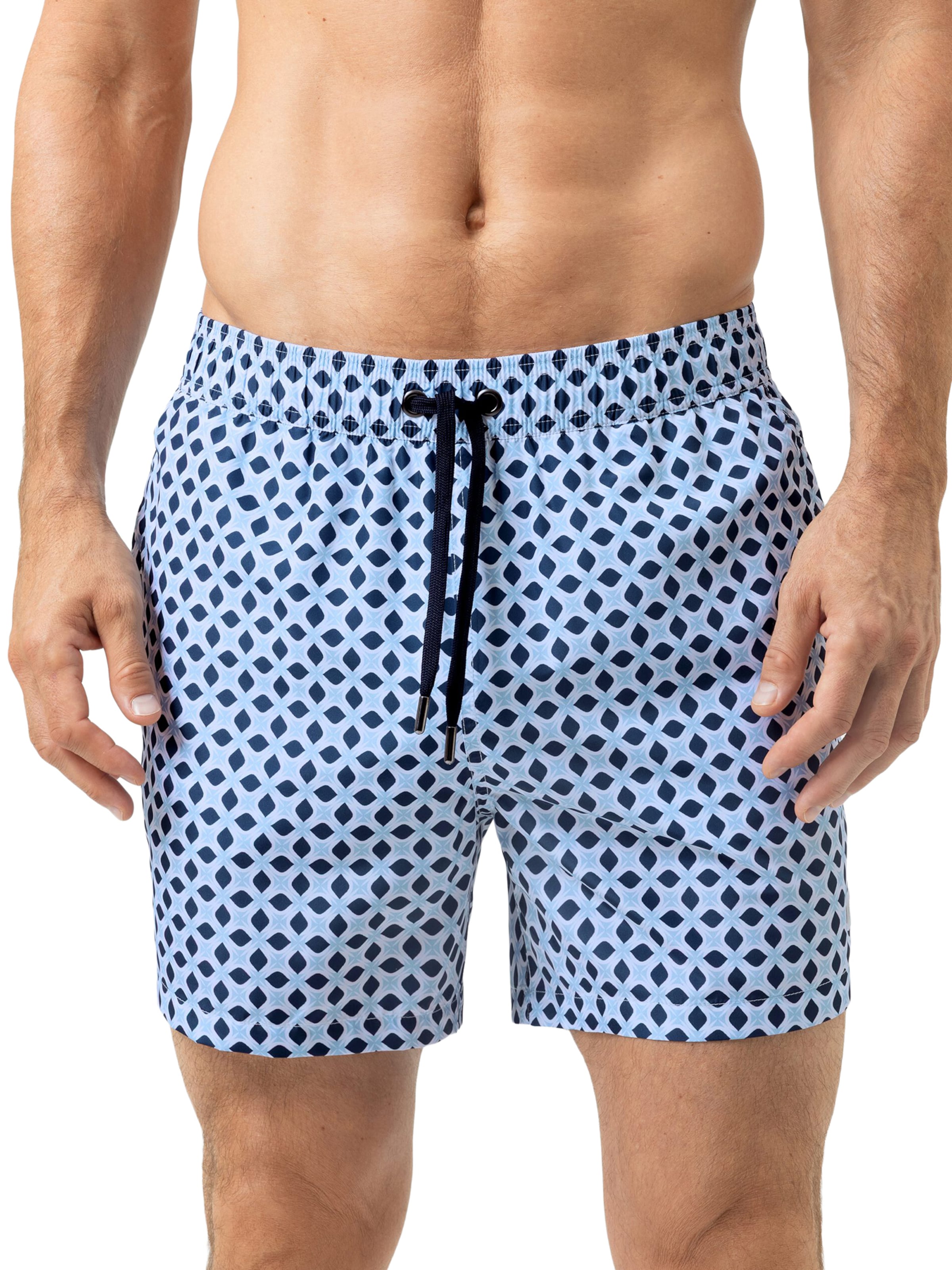 Mey Zwemshorts 'Chromatic Waves' in Blauw: voorkant