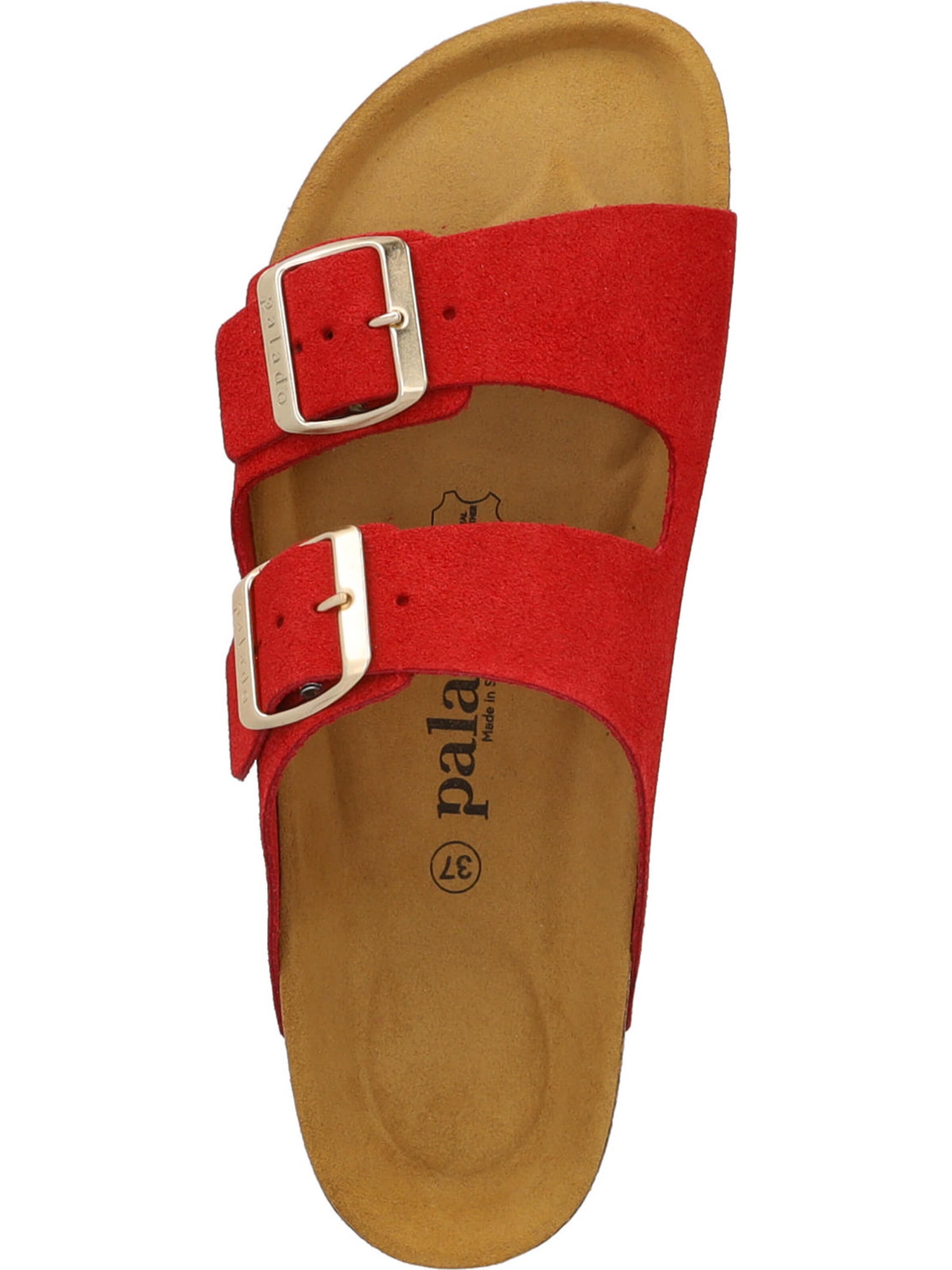 Palado Pantolette 'Palado Korfu Suede Premium Leather'‌‌‌‌‌‌‌‌‌‌ in Rot