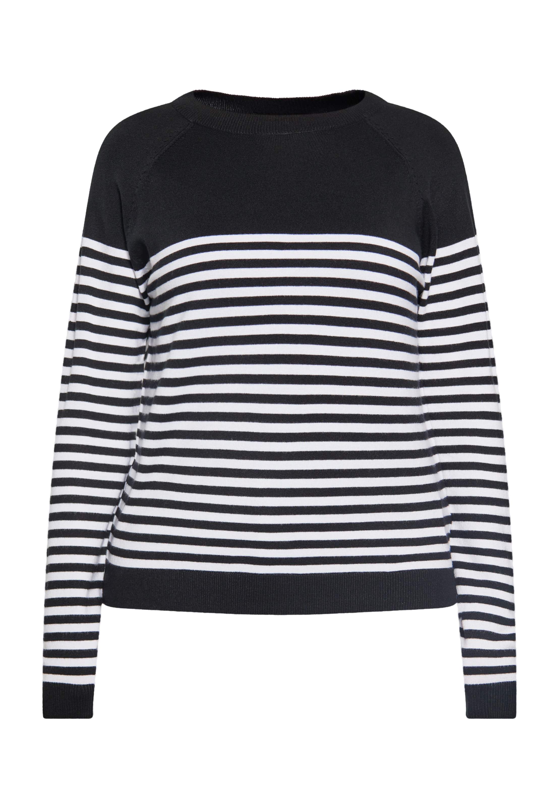 usha BLACK LABEL Pullover in Schwarz: Vorderseite