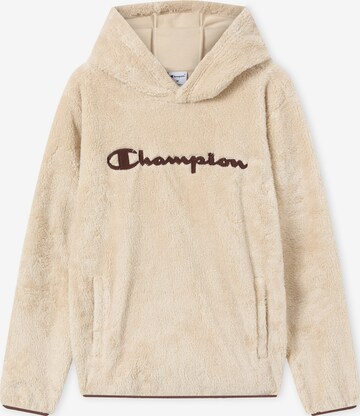 Sweat-shirt Champion en beige : devant