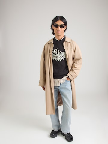 HUGOSweater majica 'Darony' - crna boja