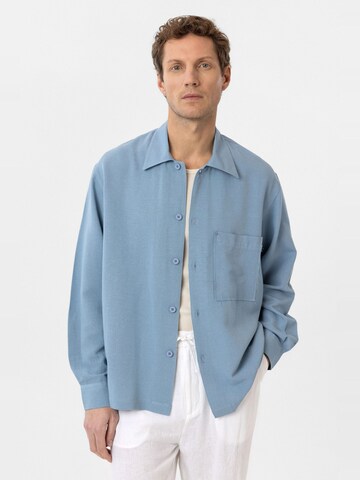 Antioch Regular fit Button Up Shirt 'Ash' in Blue