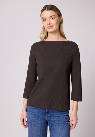 STREET ONE Shirt in Brown: front