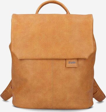 ZWEI Backpack in Brown: front