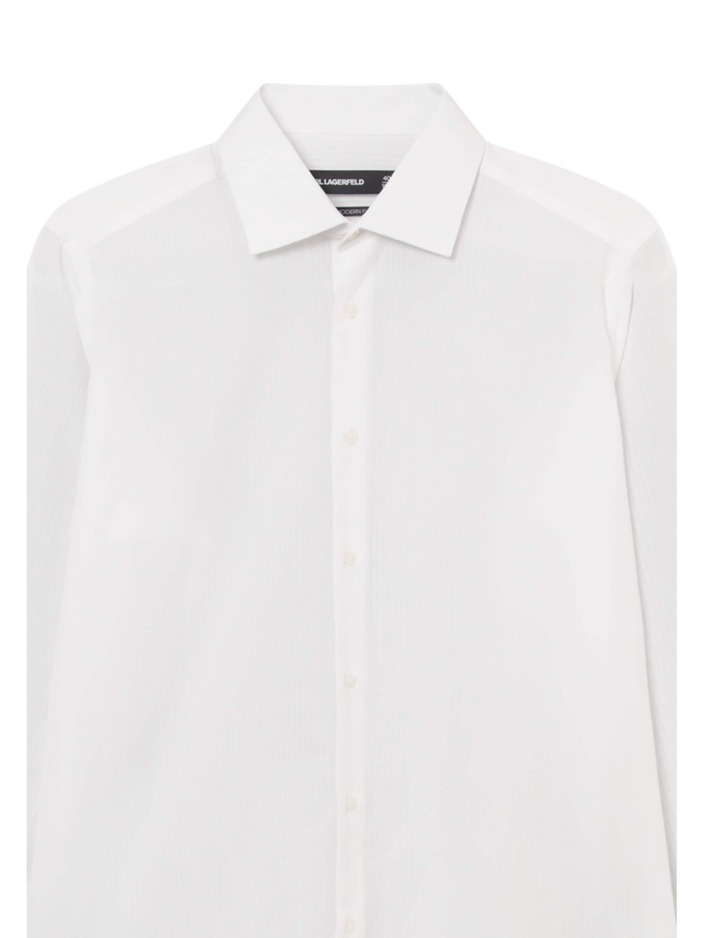Karl Lagerfeld Regular fit Button Up Shirt in White