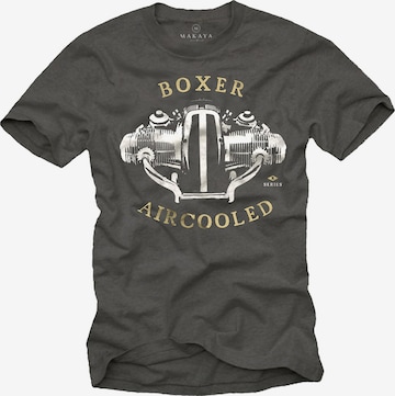 MAKAYA Shirt in Grau: Vorderseite