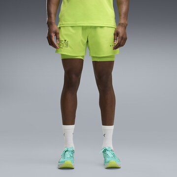 PUMA Regular Sporthose in Grün: Vorderseite