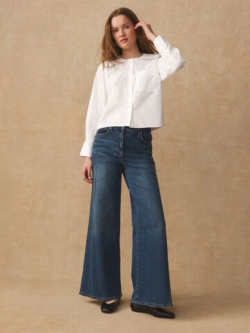 Chemisier Next en blanc