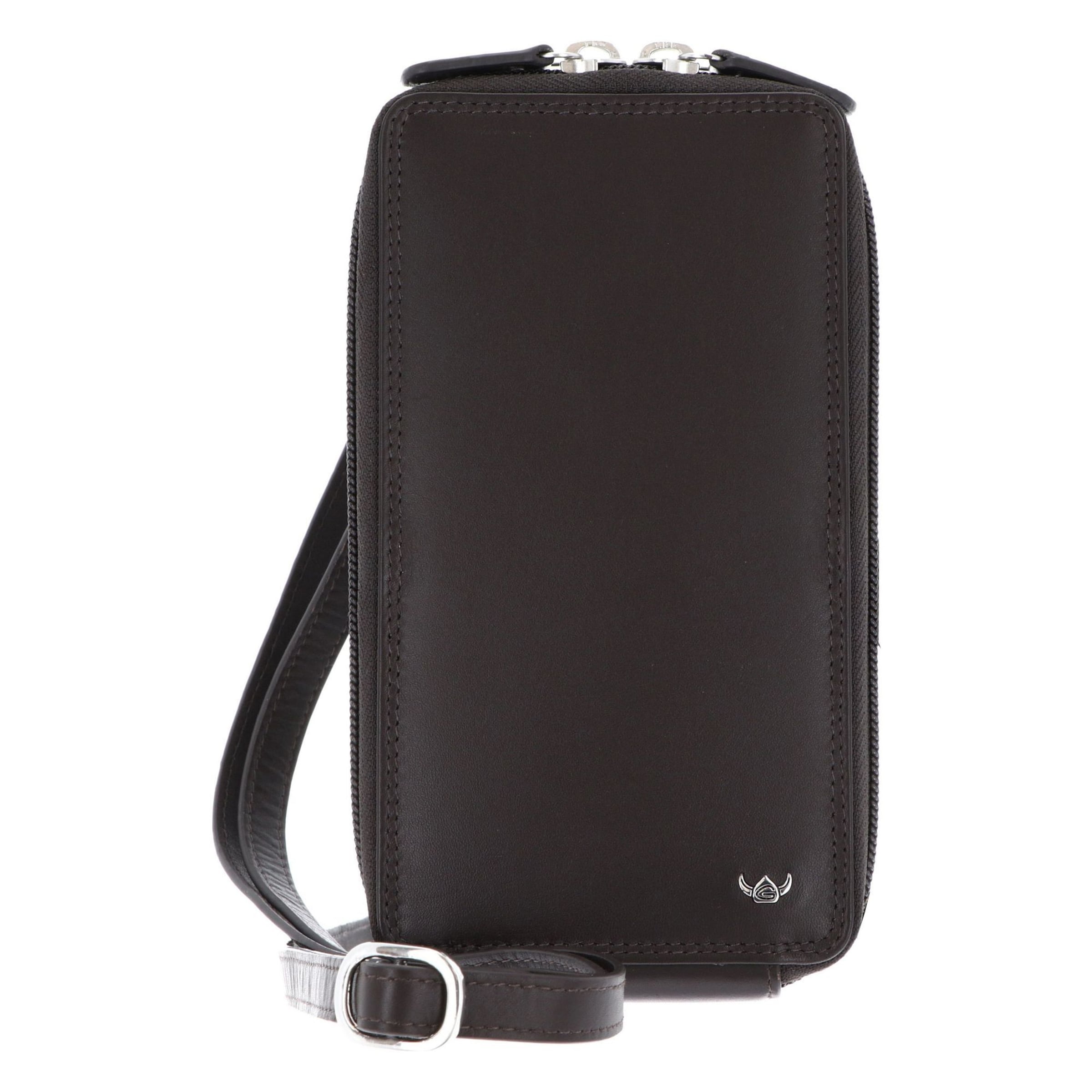 GOLDEN HEAD Smartphone case 'Polo' in Brown: front