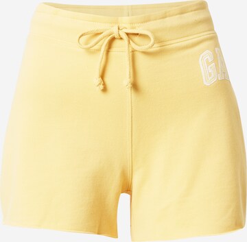 GAP - Calças 'HERITAGE' em amarelo: frente