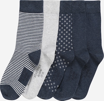 Chaussettes SCHIESSER en bleu : devant