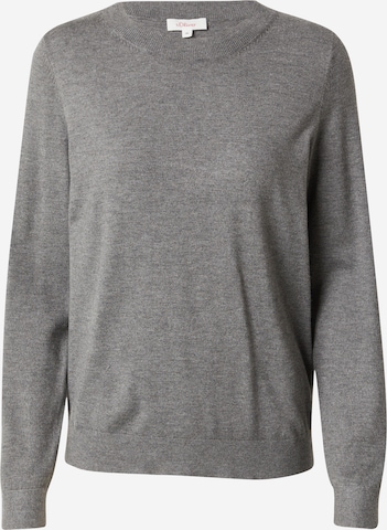 s.Oliver Pullover i grå: forside