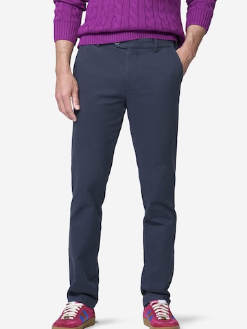 Regular Pantalon chino 'Oslo 2-3616' MEYER en bleu : devant