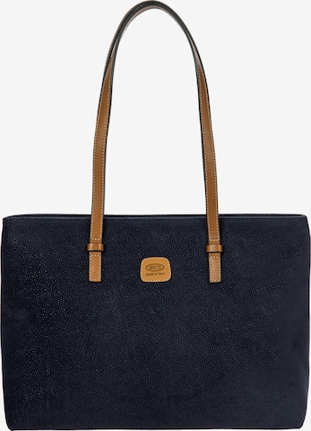 Bric's Shopper in Blue: front