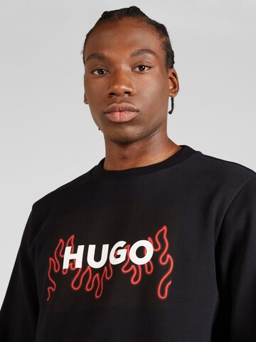 HUGO Sweatshirt 'Duragol_U241' in Schwarz