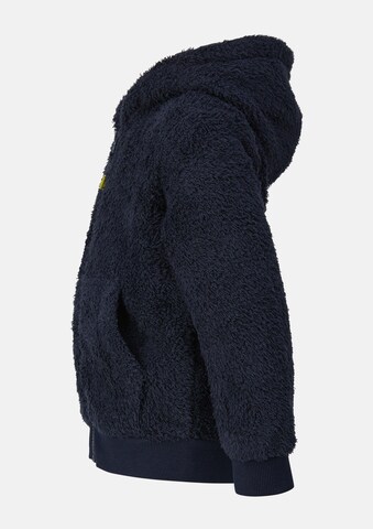 s.Oliver Fleece jas in Blauw: zijkant