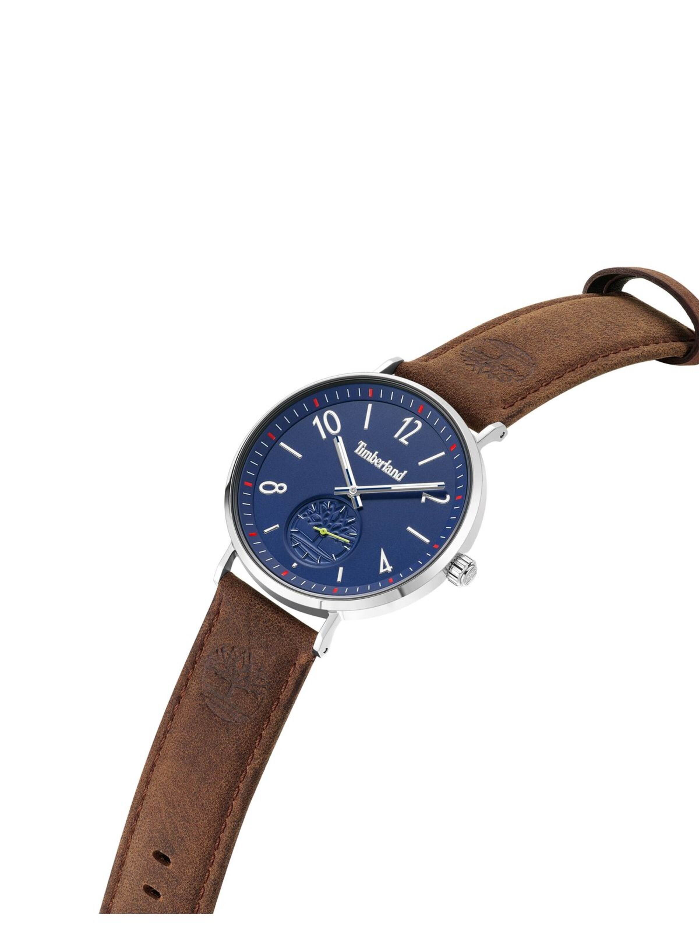 TIMBERLAND Analoog horloge 'Watch Rangley' in Bruin