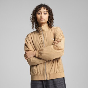 Veste de sport PUMA en marron : devant