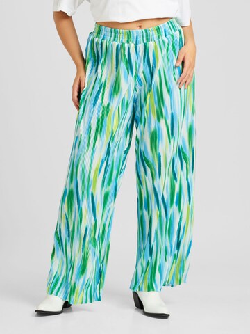 Wide Leg Pantalon 'LISSETA' ONLY Carmakoma en bleu : devant