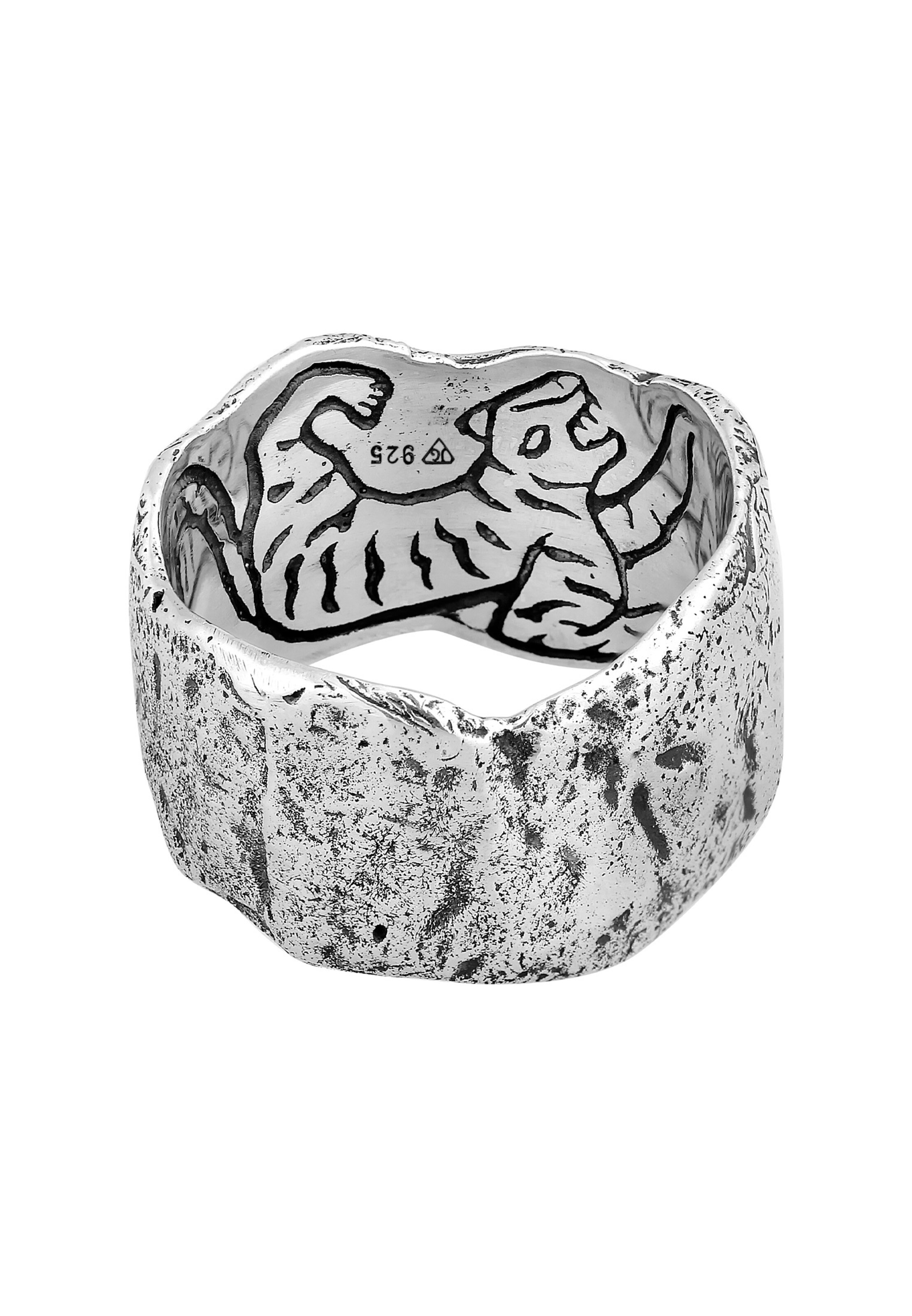 Haze&Glory Ring 'El Tigre' in Silber