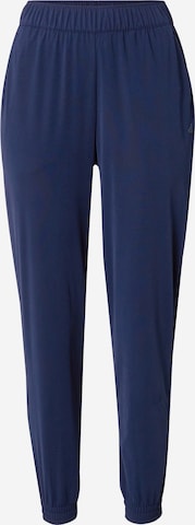 ADIDAS GOLF Tapered Workout Pants in Blue: front