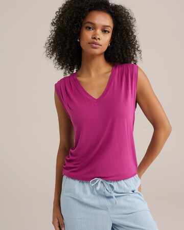 Haut WE Fashion en rose : devant