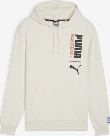 Sweat de sport PUMA en beige : devant