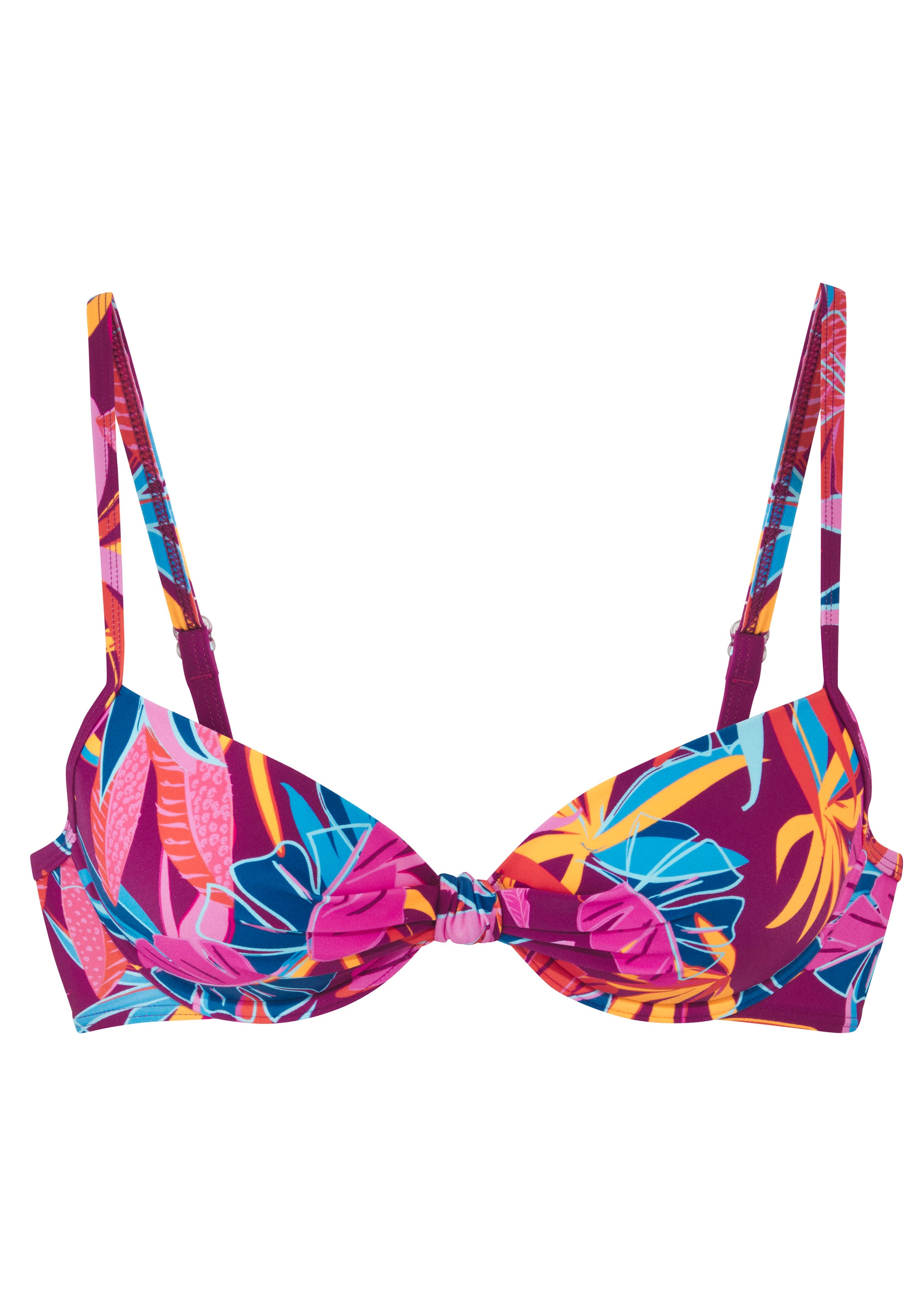 Top per bikini di BUFFALO in lilla: frontale