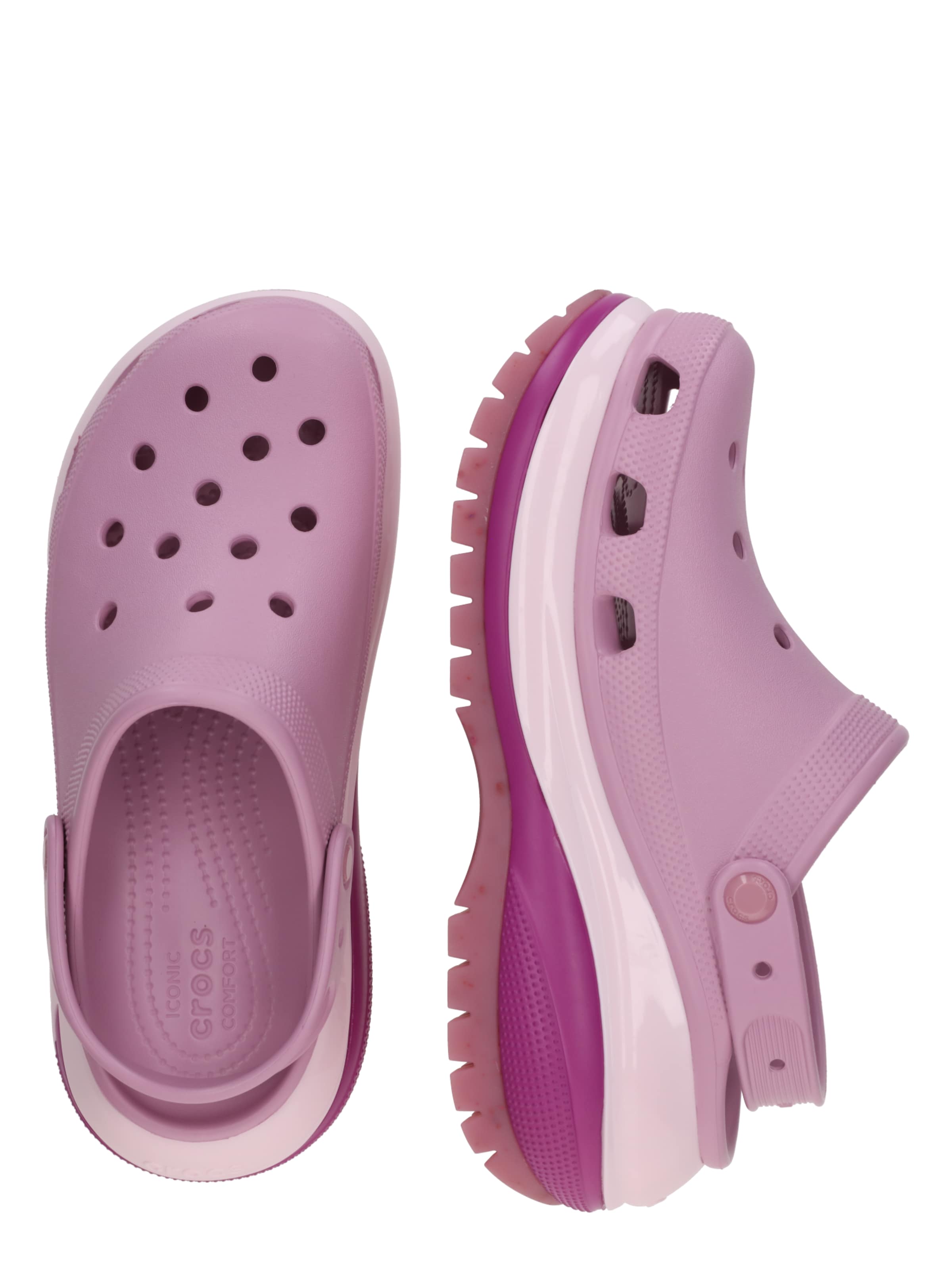 Crocs - Socas 'Classic Mega Crush' em roxo