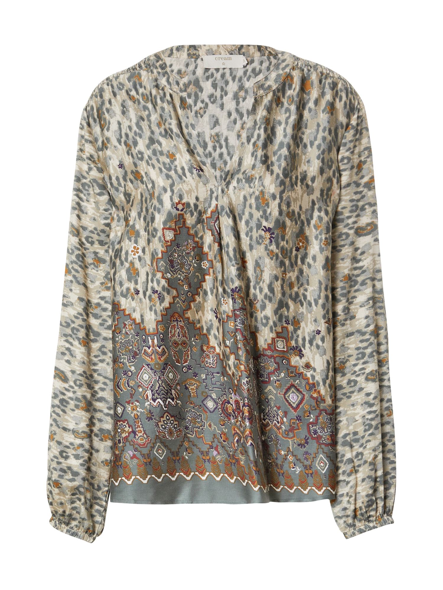 Abbigliamento yUAYg Cream Camicia da donna Marlene in Grigio Basalto Abbigliamento yUAYg Cream Camicia da donna Marlene in Grigio Basalto