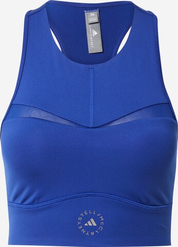 ADIDAS BY STELLA MCCARTNEY Bralette Sports Top in Blue: front