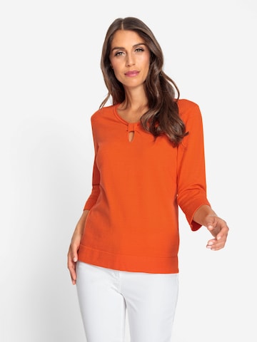 heine Shirt in Oranje: voorkant