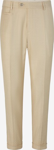 STRELLSON Regular Pleated Pants 'Luc' in Yellow: front