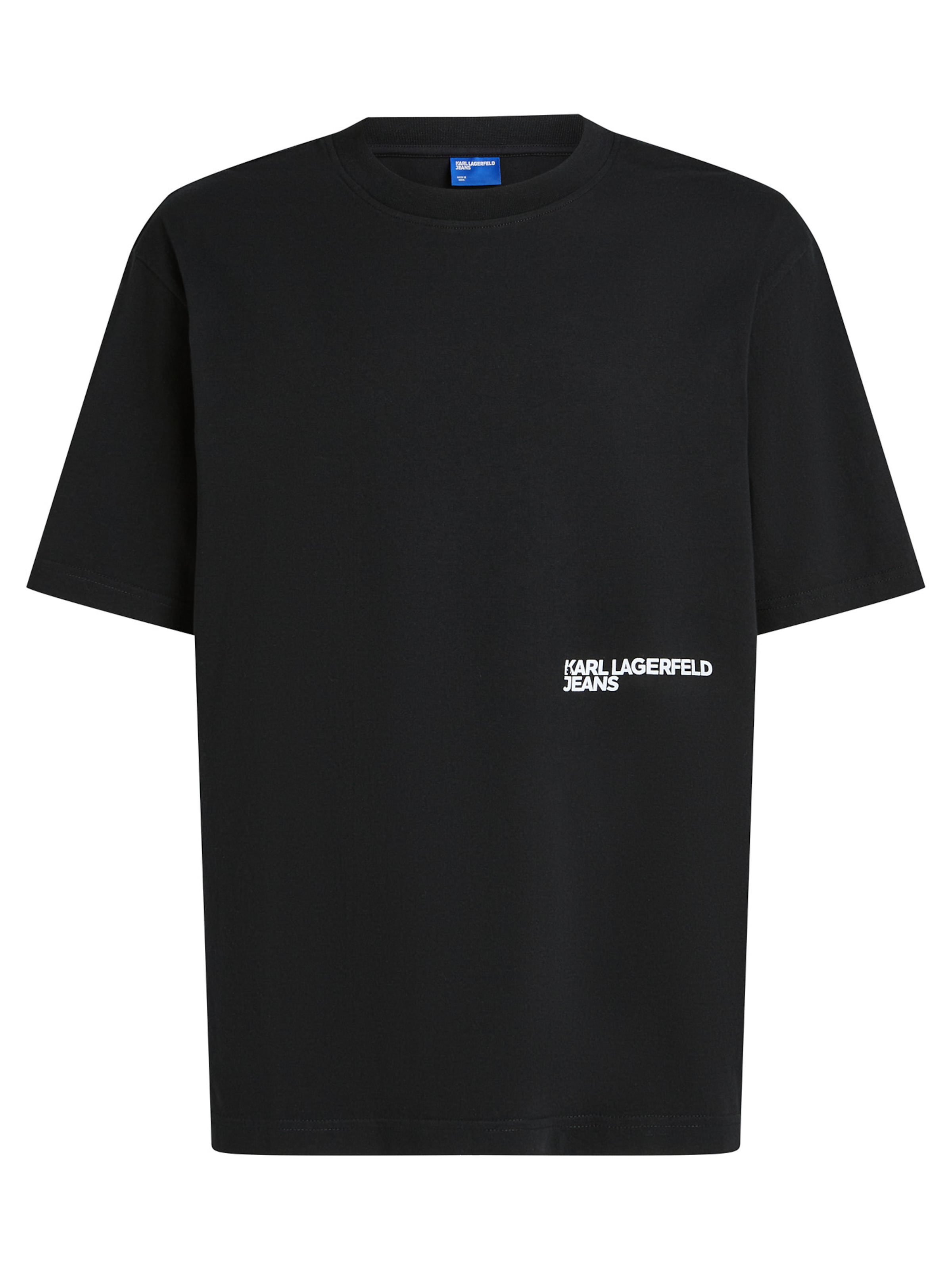KARL LAGERFELD JEANS Μπλουζάκι σε μαύρο: μπροστά