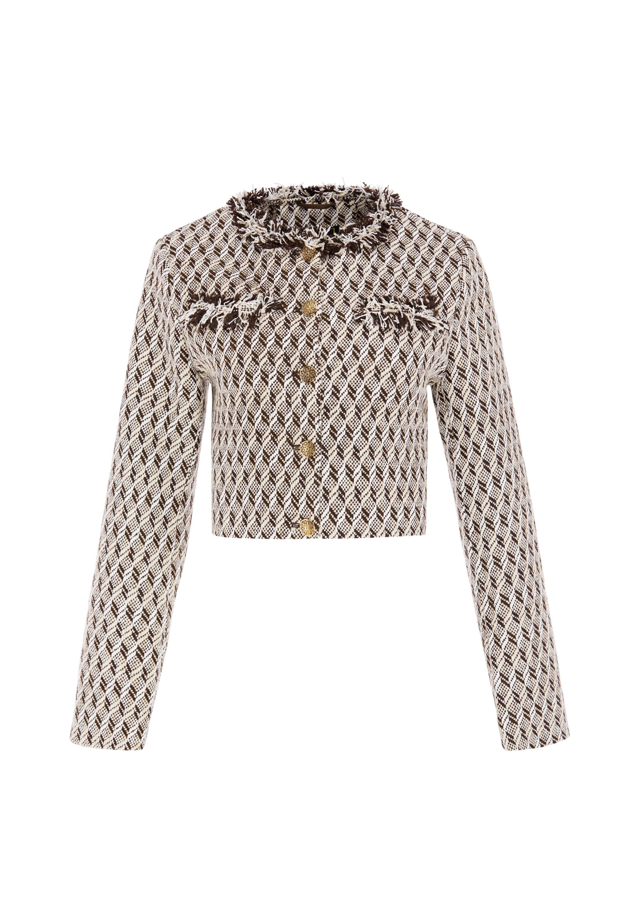 faina - Blazer em castanho: frente