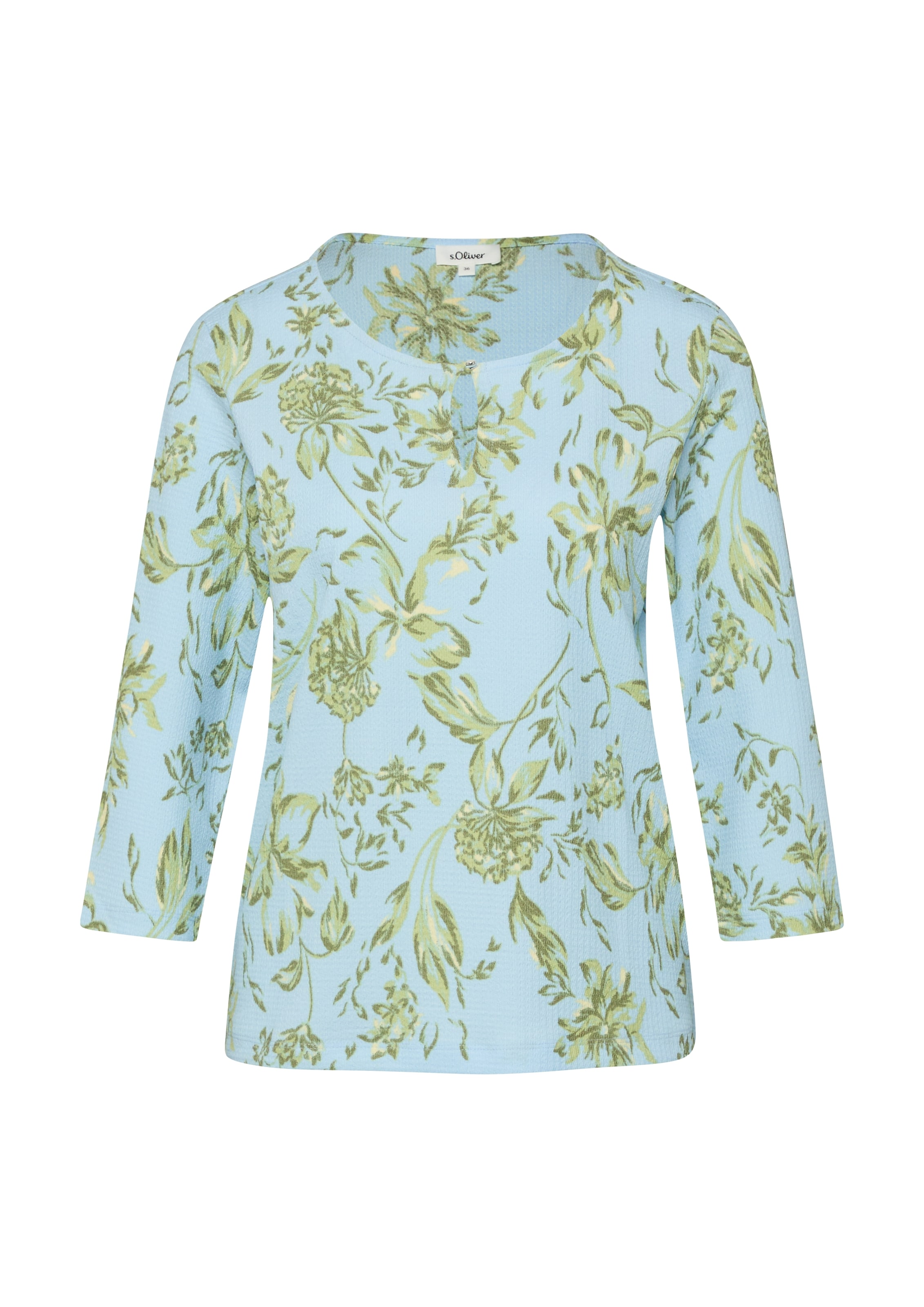 s.Oliver Shirt in Blau: Vorderseite