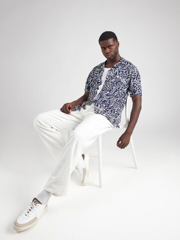 Lindbergh Regular fit Srajca | modra barva