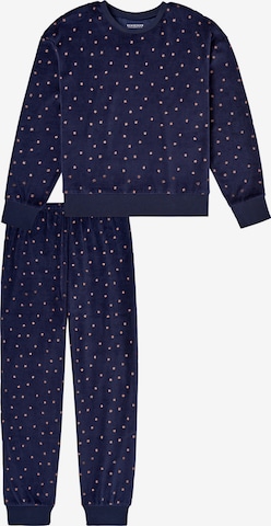 Pyjama 'Nightwear' SCHIESSER en bleu : devant