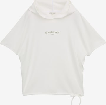 T-shirt TOM TAILOR en blanc : devant