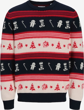JACK & JONES Neulepaita 'JJXMAS NOEL' värissä monivärinen: etupuoli