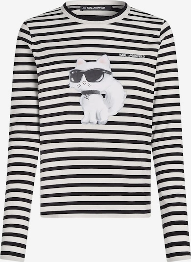 Karl Lagerfeld Paita 'Ikon' koossa L värissä musta / valkoinen, Tuotenäkymä