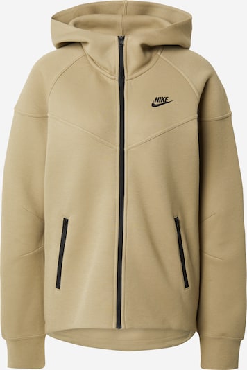 Nike Sportswear Sweatjacke 'TECH FLEECE' in oliv / schwarz, Produktansicht