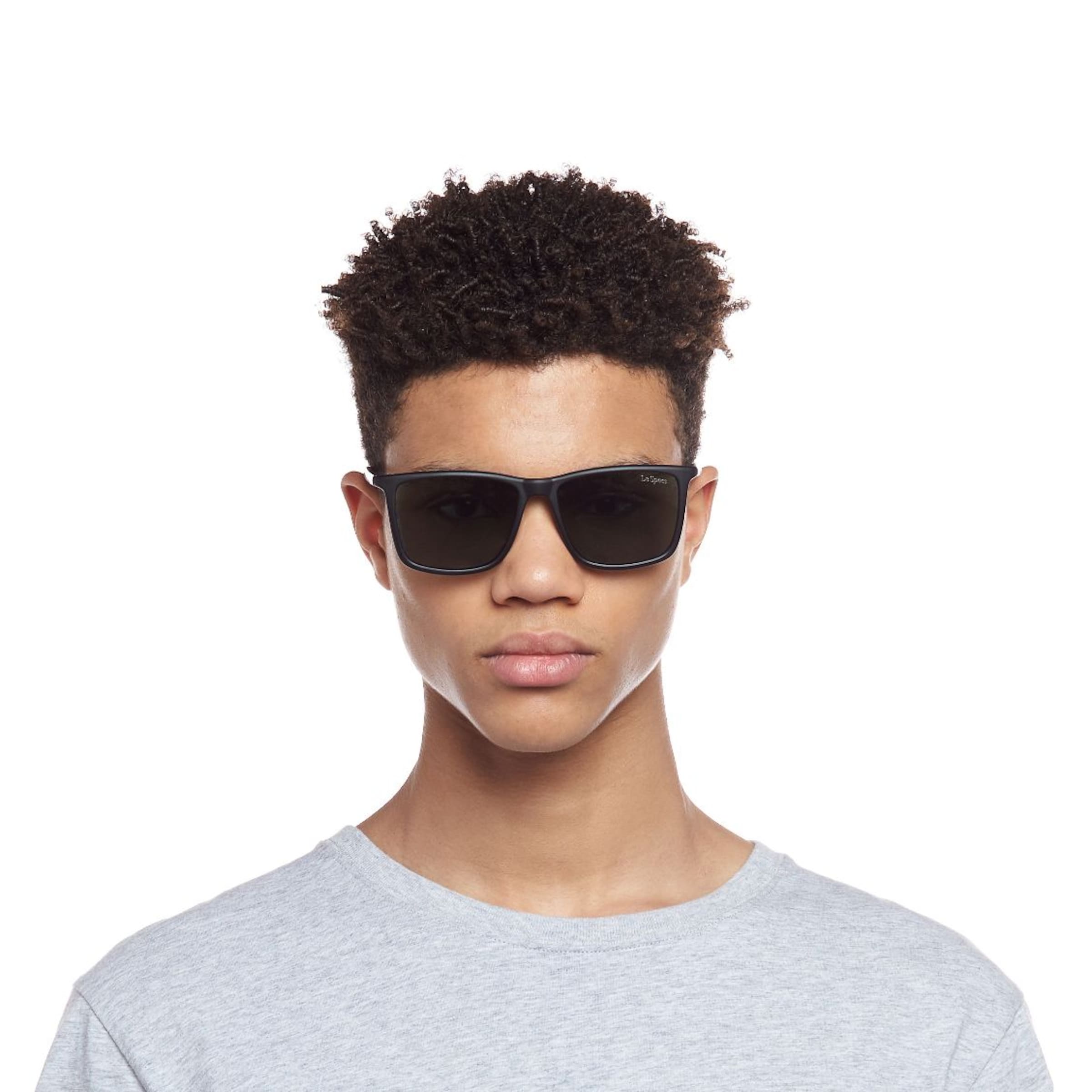 Lunettes de soleil 'Tweedledum' LE SPECS en noir : devant