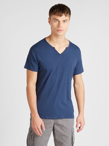 BLEND T-Shirt 'Ashton' in Blau: predná strana